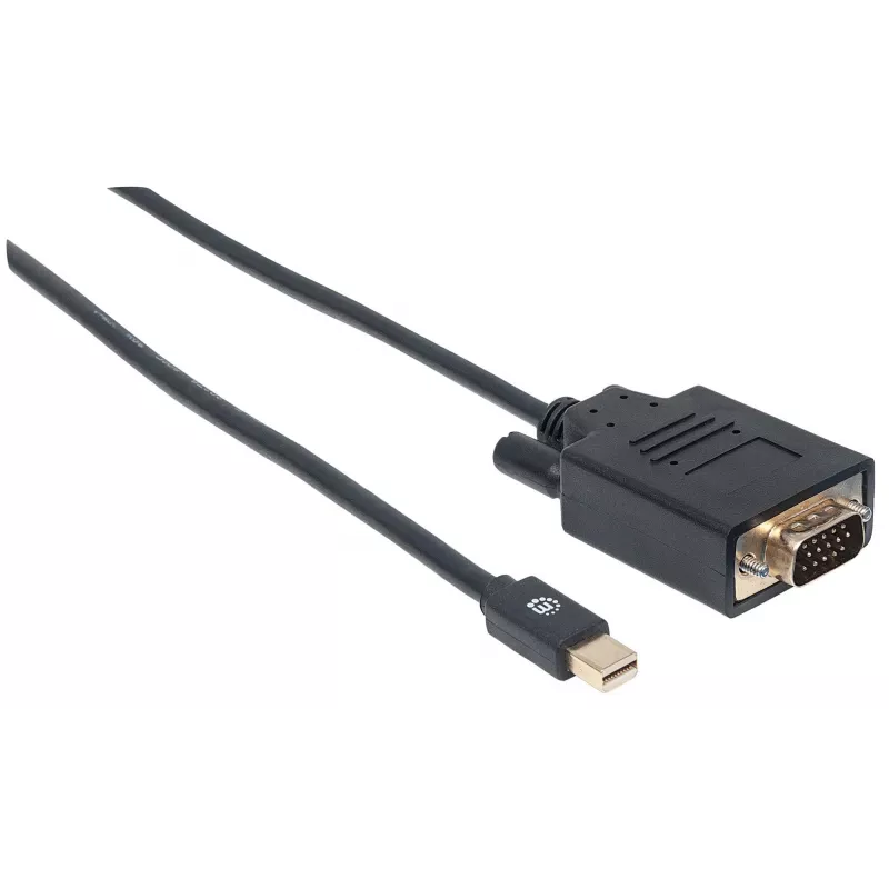 Manhattan 152167 Mini DisplayPort – VGA -videomuunnin, musta