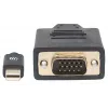 Manhattan 152167 Mini DisplayPort – VGA -videomuunnin, musta
