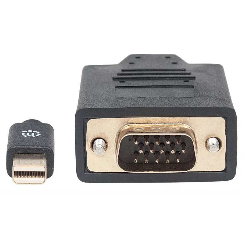 Manhattan 152167 Mini DisplayPort – VGA -videomuunnin, musta