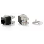 Equip Cat.6 suojaamaton Keystone Jack LSA, ohut malli