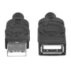 USB-A - USB-A -jatkokaapeli Manhattan USBEXTAA3BK