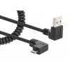 USB-A - Micro-USB -kaapeli Manhattan 356237 1 m uros-uros musta