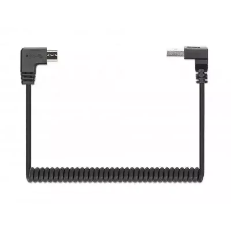USB-A - Micro-USB -kaapeli Manhattan 356237 1 m uros-uros musta