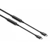 USB-C-kaapeli Manhattan 5m aktiivinen uros-uros 10 Gbit/s 3A musta