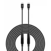 USB-C-kaapeli Manhattan 5m aktiivinen uros-uros 10 Gbit/s 3A musta
