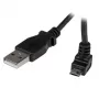StarTech.com 1 m Micro-USB-kaapeli – A – kulmikas Micro B