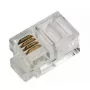 RJ10-liitin LogiLink MP0017 läpinäkyvä