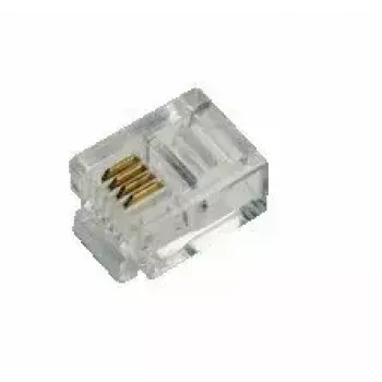 RJ11-liitin LogiLink MP0018 läpinäkyvä