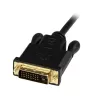 StarTech.com 6ft (1,8 m) DisplayPort–DVI-kaapeli - 1080p video - aktiivinen DisplayPort–DVI-sovitinkaapeli - DisplayPort–DVI-D-kaapeli Single Link - DP 1.2 – DVI-näyttökaapeli-adapteri