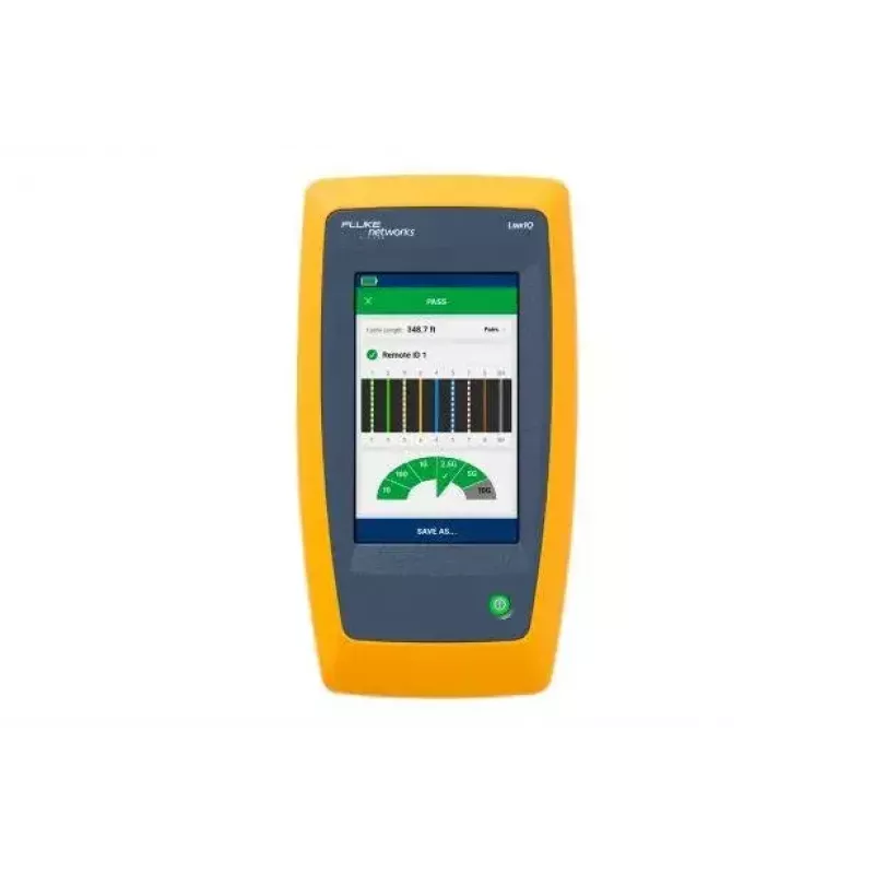 Fluke LinkIQ LIQ-KIT verkkokaapelitesterisarja IntelliTone-koettimella, PoE-testeri, harmaa/keltainen
