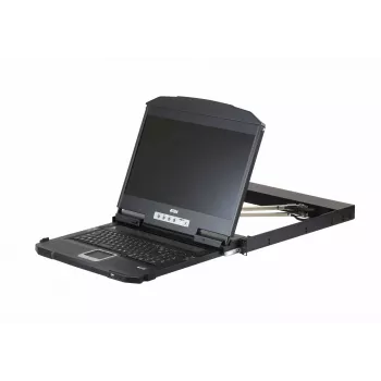 ATEN CL3800NW räkkikonsoli 47 cm (18,5 tuuman) 1920 x 1080 pikseliä metalli, muovi musta 1U