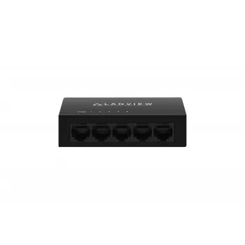 Lanview LVN-DESK-5PORT-1G hallitsematon 5-porttinen Gigabit Ethernet -kytkin