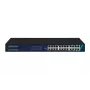 Hallitsematon kytkin Lanview LVN-1UMOUNT-24PORT-1G 24-porttinen Gigabit Ethernet -kytkin, 1U-asennus