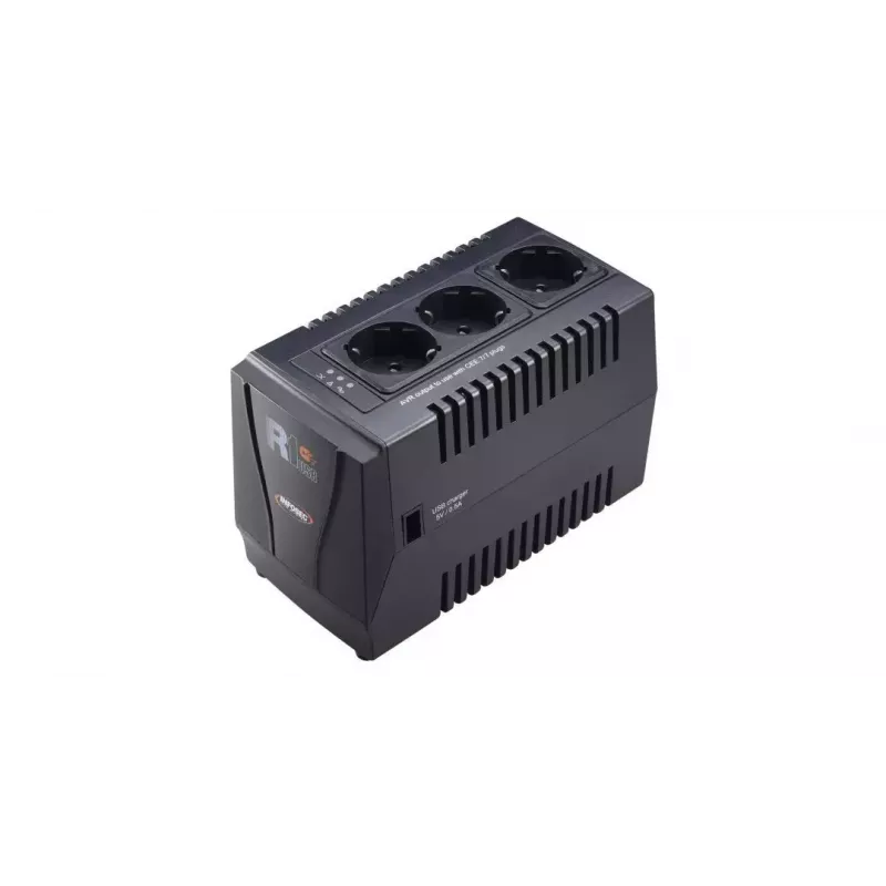 UPS Infosec R1 USB 1000 1 kVA 500 W 3 AC-lähtöä