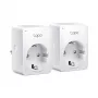 TP-Link Tapo P110 Mini älypistorasia Wi-Fi, energiankulutuksen seuranta (2 kpl)