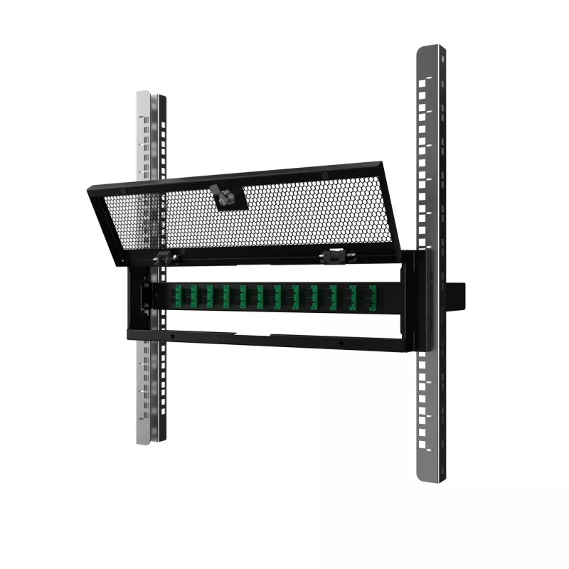 Lanview RAB503BL 3U 19 tuuman rack-asennuksen turvakansi