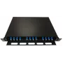 Lanview LVO-101015 ulosvedettävä valokuitupaneeli ODF, 1U, 24 kuitua, LC, SM OS2