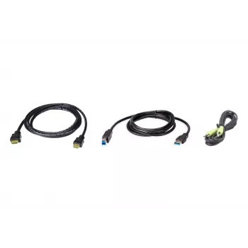 KVM-kaapeli ATEN 2L-7D02UHX3 1,8 m USB HDMI