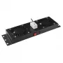 Rack-tarvike Lanview RAF115BL-UK 1U 2 tuuletinta musta