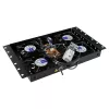 Rack-tarvike Lanview RAF120BL-UK 1U 4 tuuletinta musta