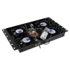 Tuuletinpaneeli LOGON RAF120BL musta 4 tuuletinta