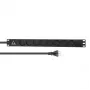 Lanview LVR-2MDK-LIC-DK8 virranjakoyksikkö (PDU) 8 AC-lähtöä 1U musta
