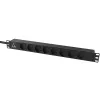 Lanview LVR-2MDK-LIC-DK8 virranjakoyksikkö (PDU) 8 AC-lähtöä 1U musta