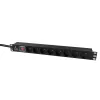 Lanview LVR-2MSCH-SW-C13-8 virranjakoyksikkö (PDU) 8 AC-lähtöä 1U musta