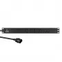 Lanview LVR-2MC14-SPD-C13X10 19 tuuman telinejakorasia, 10x C13-lähtöä