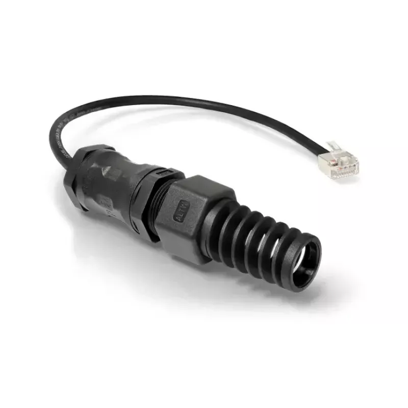 Verkkokaapeli QuWireless QRJ45 RJ-45 RJ-45 0,16 m musta
