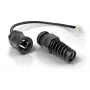 Verkkokaapeli QuWireless QRJ45 RJ-45 RJ-45 0,16 m musta