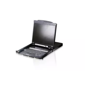 ATEN CL6700MW 17,3 tuuman Full HD laajakuva LCD-telinekonsoli, DVI/HDMI, 1U, musta