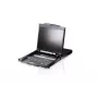 ATEN CL6700MW 17,3 tuuman Full HD laajakuva LCD-telinekonsoli, DVI/HDMI, 1U, musta