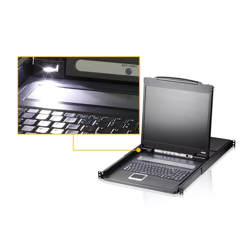 ATEN CL1308N -telakointikonsoli 48,3 cm (19