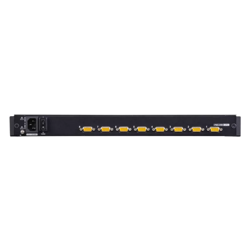 KVM-kytkin ATEN CL1308N telakointiasennus musta PS/2 USB VGA