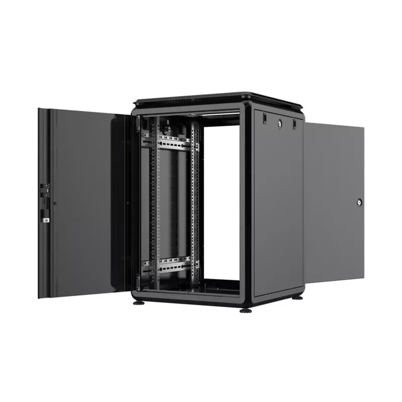 Kaappi Lanview RDL16U66BL 16U musta 600 kg IP20