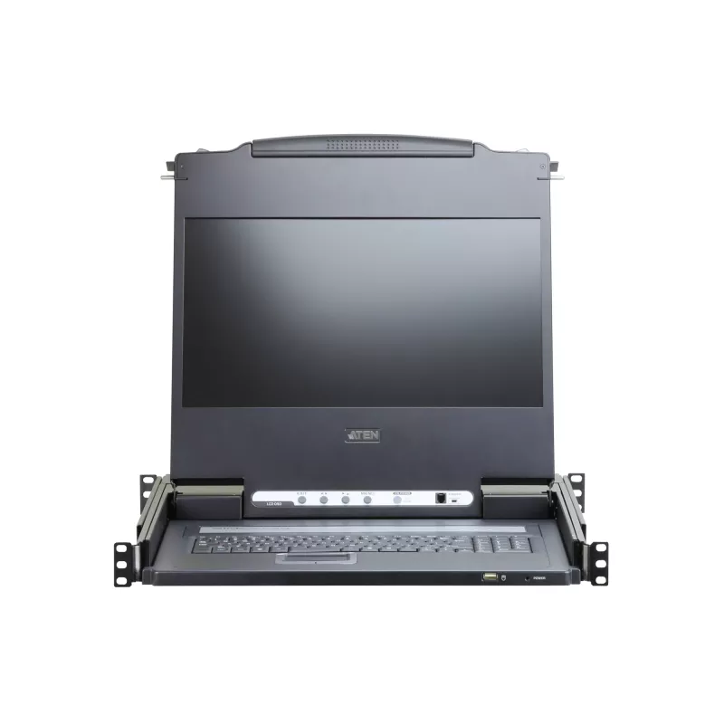 KVM-kytkin ATEN CL6700MW telineasennus musta USB 1920x1080