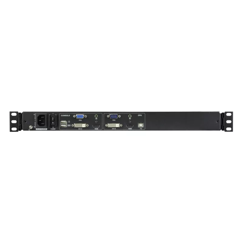 KVM-kytkin ATEN CL6700MW telineasennus musta USB 1920x1080