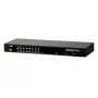 ATEN 16-porttinen USB/PS2 VGA KVM-kytkin, 2048 x 1536 pikseliä, QXGA, telineasennus, 6,5 W, 1U, musta