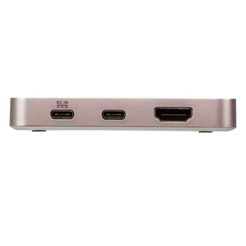 ATEN UH3235 USB-C 4K ultrapieni minitelakka läpivientivirralla