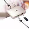 ATEN UH3235 USB-C 4K ultrapieni minitelakka läpivientivirralla