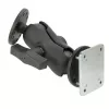 Asennusalusta RAM Mounts RAM-101-B-225B2U musta 521g