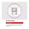 Handle RAM Mounts GDS Roto-Mag musta Composite 8 tuumaa