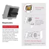 Handle RAM Mounts GDS Roto-Mag musta Composite 8 tuumaa