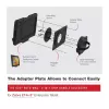 Handle RAM Mounts GDS Roto-Mag musta Composite 8 tuumaa