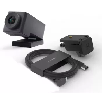 Kamera Huddly IQ mikrofonilla 12 MP musta