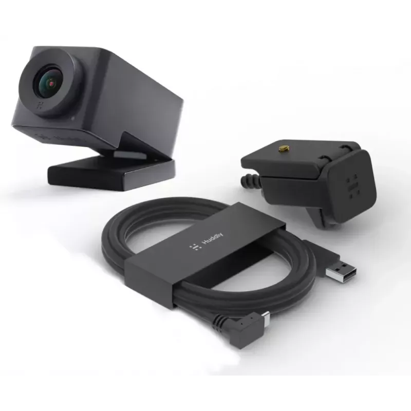 Kamera Huddly IQ mikrofonilla 12 MP musta