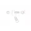VivoLink VLDG24L-B pöytäläpivienti, musta, suuri, enintään 55 mm