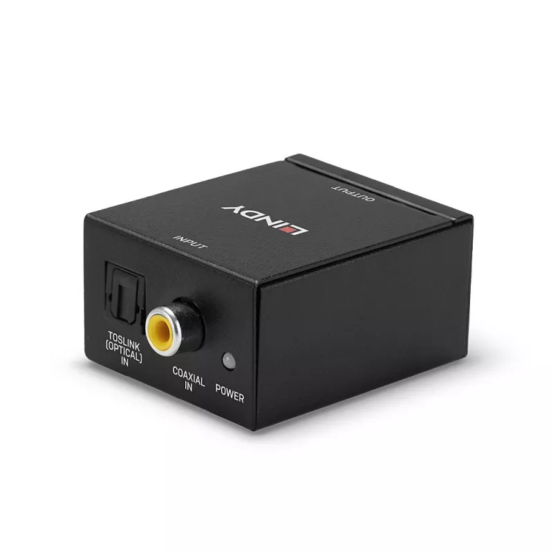 Lindy TosLink (Optical) ja koaksiaali - phono DAC