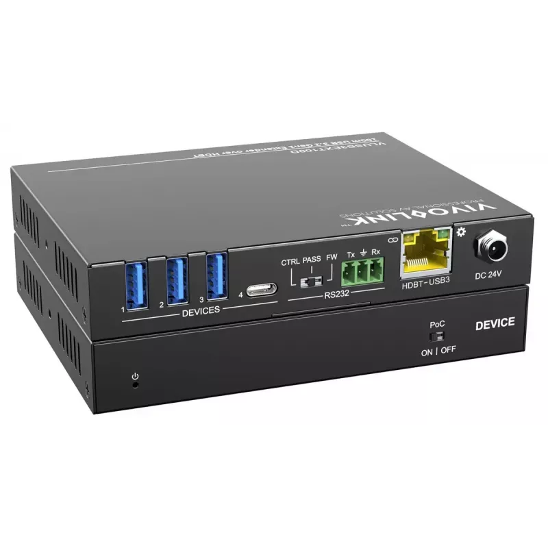 KVM-laajennin Vivolink VLUSB3EXT100D USB 3.0 100m